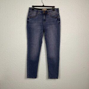 Democracy Women’s Ab Solution Skinny Jeans Size 8 Blue Stretch Denim 31x27
